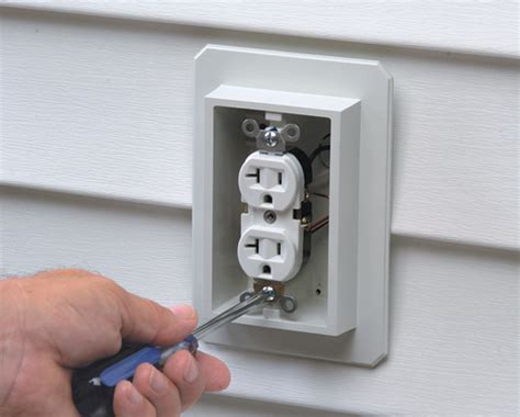 electrical box for softit|outdoor electrical box outlet.